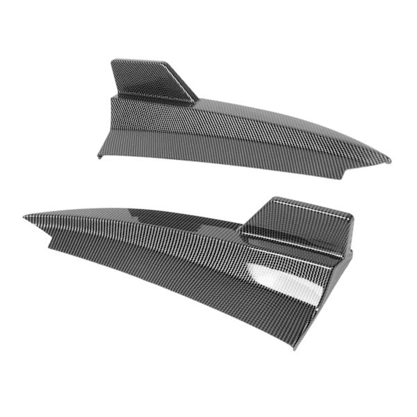 2 stk. bagkofanger side diffuser venstre højre til Benz C‑klasse Coupe C205 AMG Line C43 C63 2015 til 2021 kulfiber stil