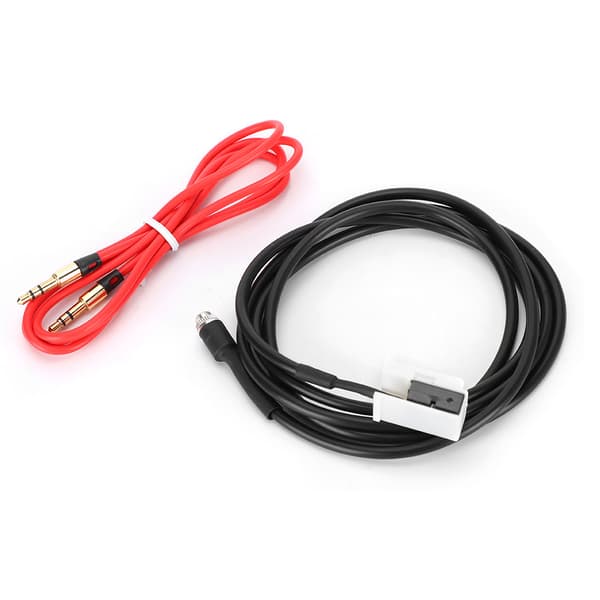 Aux lydadapter bil Bluetooth musikkabel 3,5 mm jack passer til Octavia med RCD510/RCD310