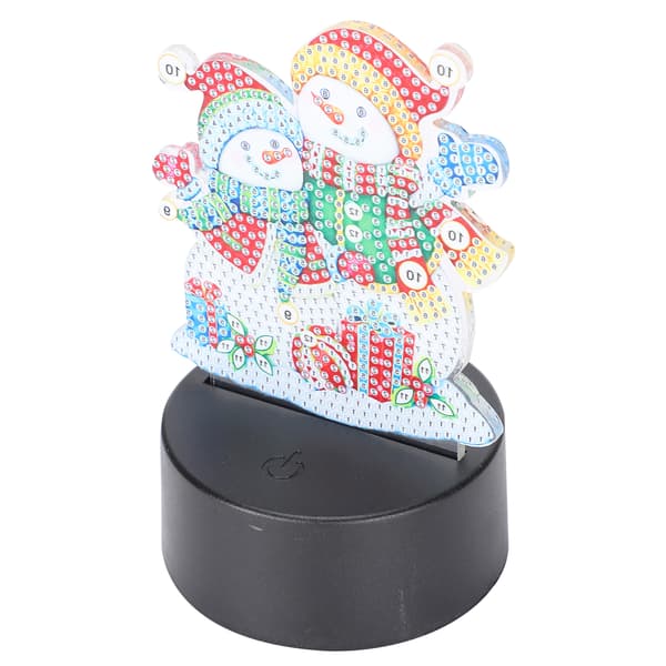 LED Diamantmaling Nattlys Smart Touch 3D USB Jule DIY Hjemmepynt