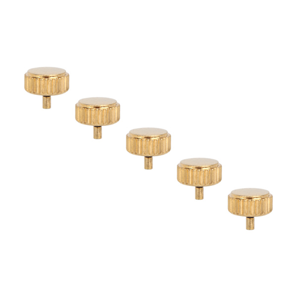 5 st professionella klockkrondelar guld stål armbandsur reparation verktygssats för urmakare 5 mm