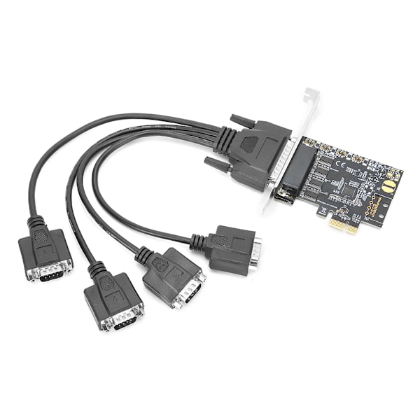 Laajennuskortti PCI E TO AX99100 4-porttinen tietokonelisävaruste 115200bps SPP-/tavu-/ECP-tilaan