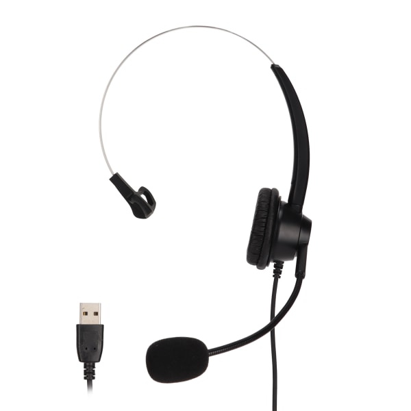 H360DUSB Single Ear Business Headset Sort støjreduktion USB Business Headset til USB Interface