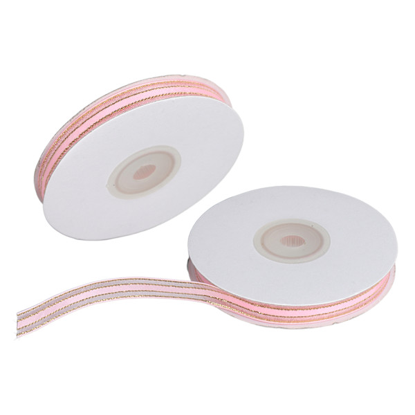 4 st 9 mm transparent chiffongband i polyester, dekorativt band för presentinslagning