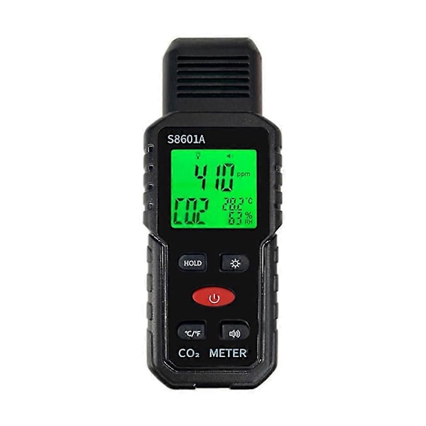3 i 1 CO2 Måler Luftkvalitetsmonitor Håndholdt 5000Ppm CO2 Monitor Måling Kuldioxid / De