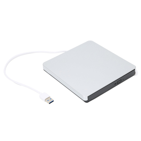 Extern DVD-spelare USB3.0 kompatibel med bärbar dator stationär dator för Win XP/2003/8/10/7Silver