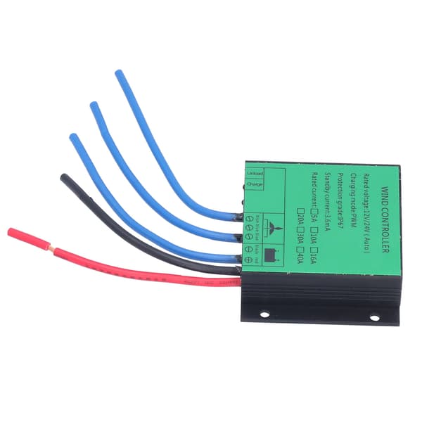 Vindmøllecontroller PWM-opladning Lavspændingsgeneratorregulator 100W-400W 12V 24V16A