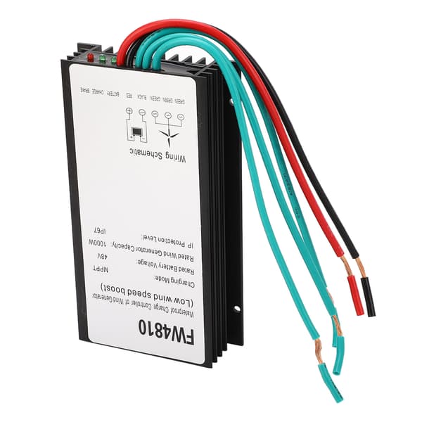 1000W Vindgenerator Opladningscontroller 48V IP67 Vandtæt MPPT Vindmølle Opladningscontroller