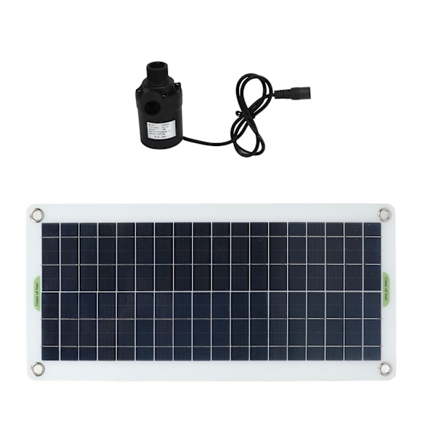 Solvattenpumpkit 30W polykristallint kisel 800L per timme Solcellsdriven vattenpump för husbil växthus camping