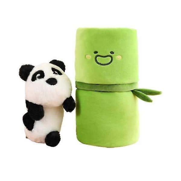 Samlerobjekt Bambusrør Panda Plyslegetøj Tøjdyr Dukke - Souvenirgave Without Bamboo