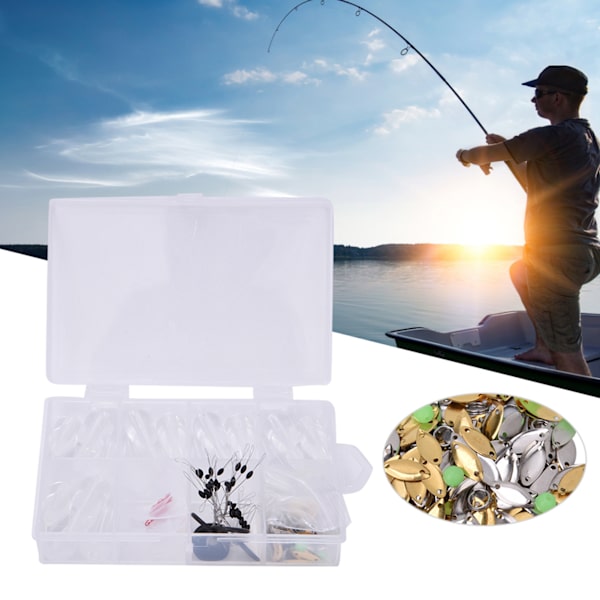 266 STK Plast Metal Flytende Space Bean Floats Sea Lure Fiskeutstyr for støping av lokker Paljetter Fluer