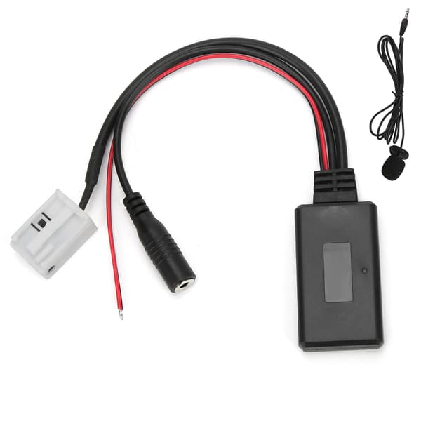 12-pins Bluetooth AUX-IN adapter med mikrofon, håndfri samtaler for smarttelefoner, passer til RCD210 RCD300 RCD310