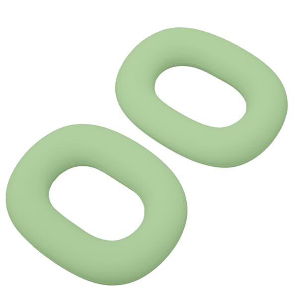 Udskiftning af headset-ørekopper i silikone, svedafvisende headset-ørehynder til IOS Earbuds Max Grøn