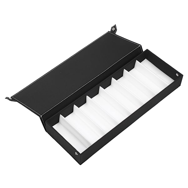 8 Grids Dammtät Glasögon Case Organizer Solglasögon Förvaringslåda Smycken Display Container