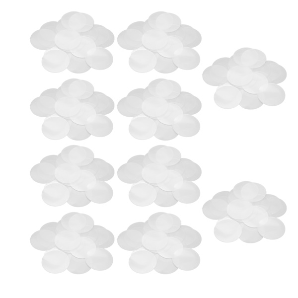 200 st Transparent Badge Film Skyddande Klar PVC Multi Purpose Badge Knappfilm för Craft DIY Skydd 32MM