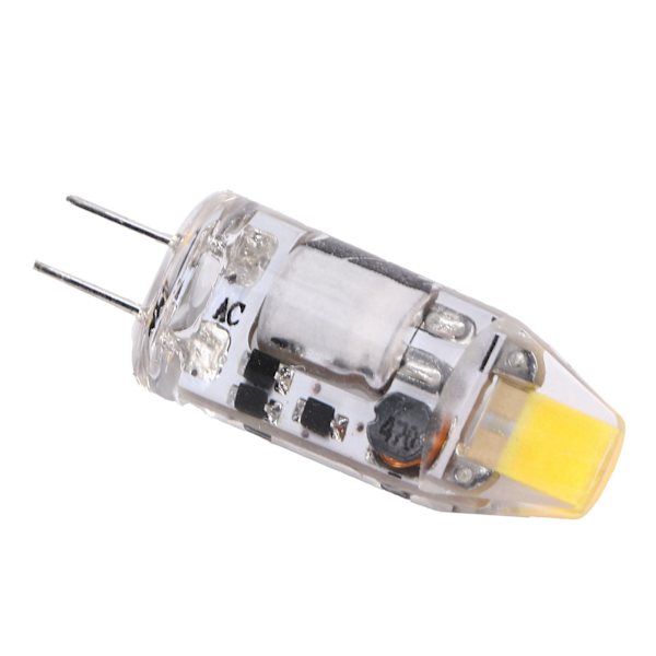 G4 LED-pære 2W 300LM Bi-pin lys, ikke dæmpbart til lysekrone AC DC 12V (kold hvid 6000-6500K)