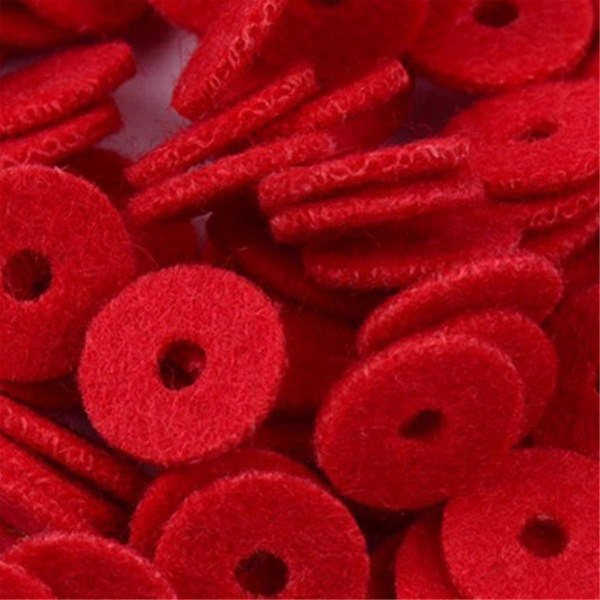 90 stk. Klaverfilt Klaver Skiver Pads Klaverfilt Balance Skinne Stansninger Skiver Reparationsdele Klaver Stemmetilbehør