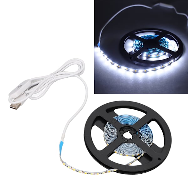 9,8 Ft LED Sminkspegel Ljus Dimbar Touch Control Flexibel Make Up Light Strip USB kontakt
