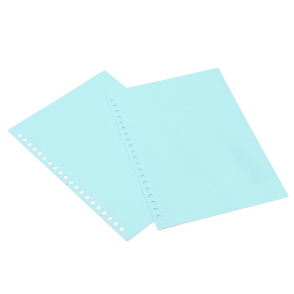 20 ark lösblad pärm A5 20 hål flexibel PP plast lösblad presentation pärm ljusgrön
