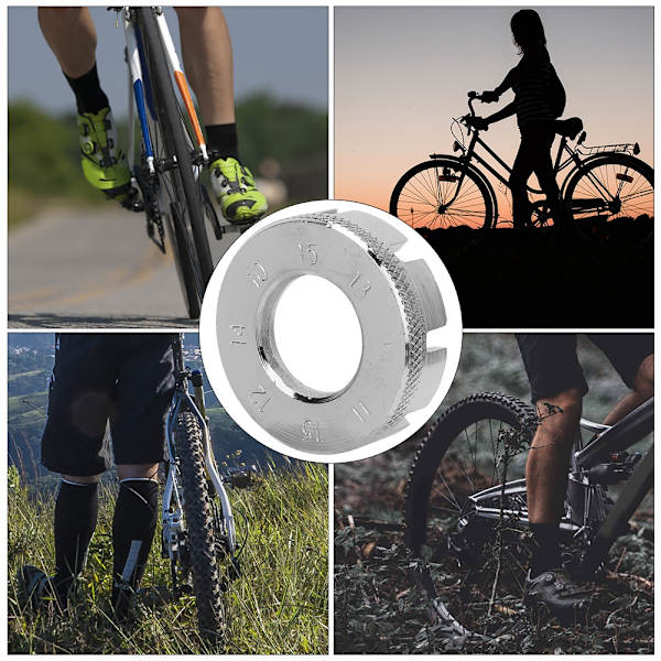 4 stk 8 åbninger krom molybdæn stål cykel eger skruenøgle Hjulbygning Wire Justeringsværktøj Cykel tilbehør