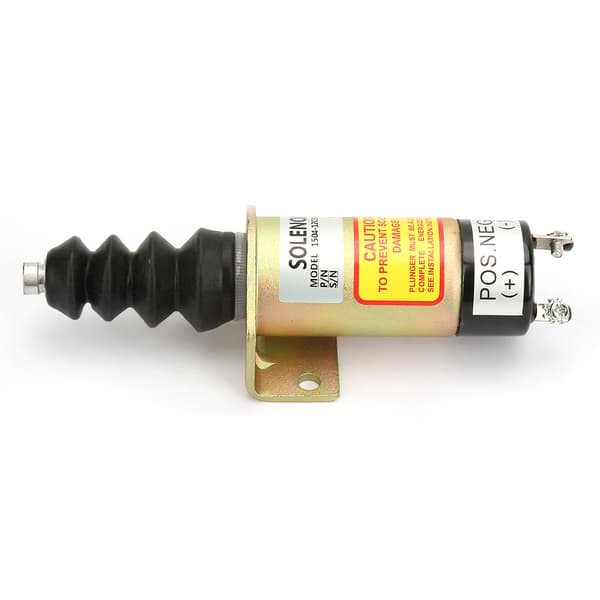 12V stålhus motoravstengningsstoppsolenoid erstatningssett 1504-12C2U1B1S1