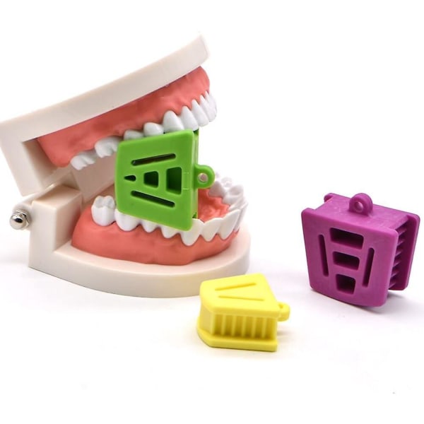 Set med 3 tandrelaterad muntillbehör Bite Blocks Tandläkare Bite Block Tillbehör