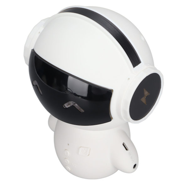 M10 Robot Smart Bluetooth-høyttaler Bærbar Mini Smart Robot-høyttalerstøtte Minnekort Avspilling AUX-inngang MP3-avspillingHvit