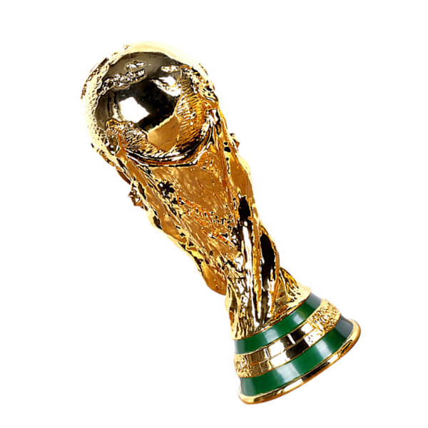 Världscuptrofé Finely Carved Sparkling Durable ABS Hög simulering Världscup Replica för hem bil kontor 14,6 tum hög