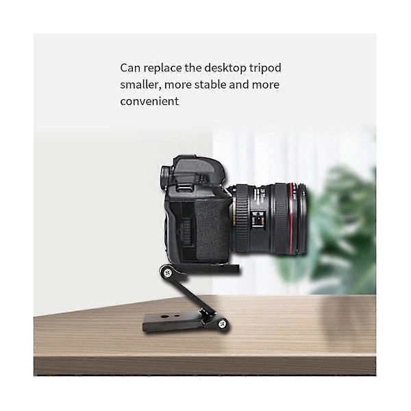 Til Dslr Kamera Glideskinne Hoved Lige Stativer Z-foldende Bordstativ Hurtiglås Mobiltelefon