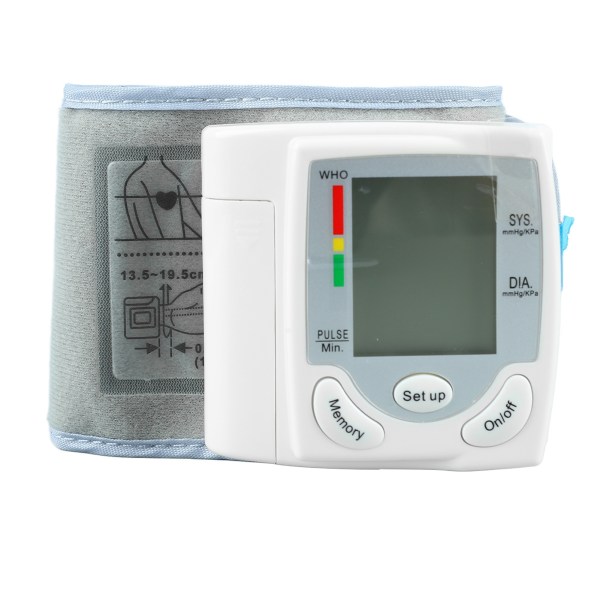 Blodtrykksmåler Automatisk høyoppløsningsskjerm Elektronisk blodtrykksenhet for hjemmet