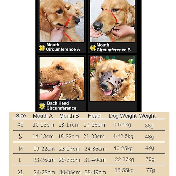 Justerbar Silikon Andenæb Hundemundkurv (L)