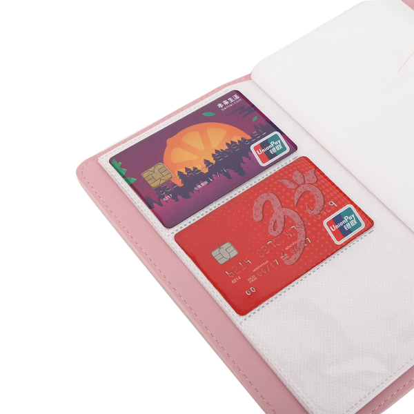 96 Pocket PU Universal Photo Album Card Case Bankkort Opbevaringsbog til Fujifilm Instax Mini 11/8/9/7s/25/70/90 Instant Camera Photos - Pink