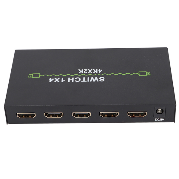 High Definition Multimedia Interface Splitter 4k 1 in 4 ut Stabil Pålitlig Praktisk Datorenhet Spänning 100‑240VAU Plugg