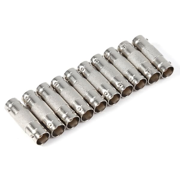 10 STK BNC hunn til BNC hunn koblinger adapter for CCTV videokamera