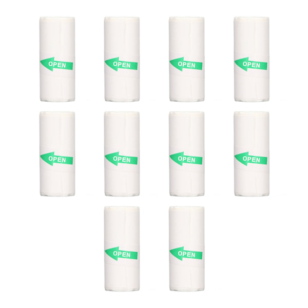 10 Roll Thermal Printer Paper Portable Thermal Self Adhesive Mini Printing Paper for Label Wrong Questions Photo 57x25mm