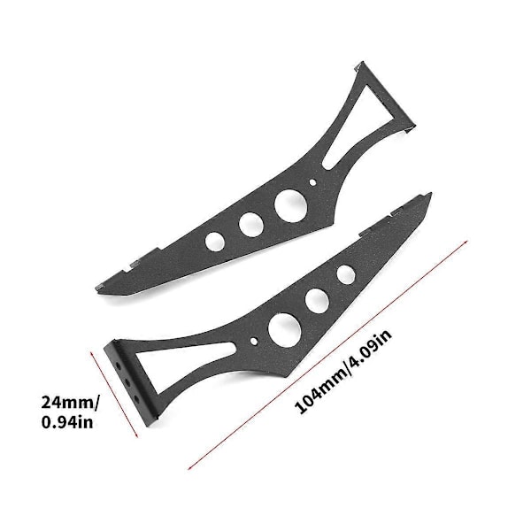 RC Bagvinge Hækspoiler Kit til 1/10 RC TT02 TT01 FWO6 LC PTG PTG2