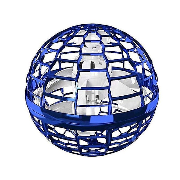 Käsin ohjattava mini lentävä pallolelu sisäänrakennetulla RGB-valolla - kannettava, kestävä, vaaleanpunainen