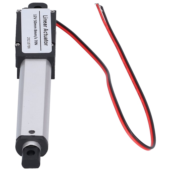 Lineær aktuator 50 mm slaglængde DC 12V lav støj intern grænseafbryder Mini lineær bevægelse aktuator til automotive Industrial8mm/s-70N