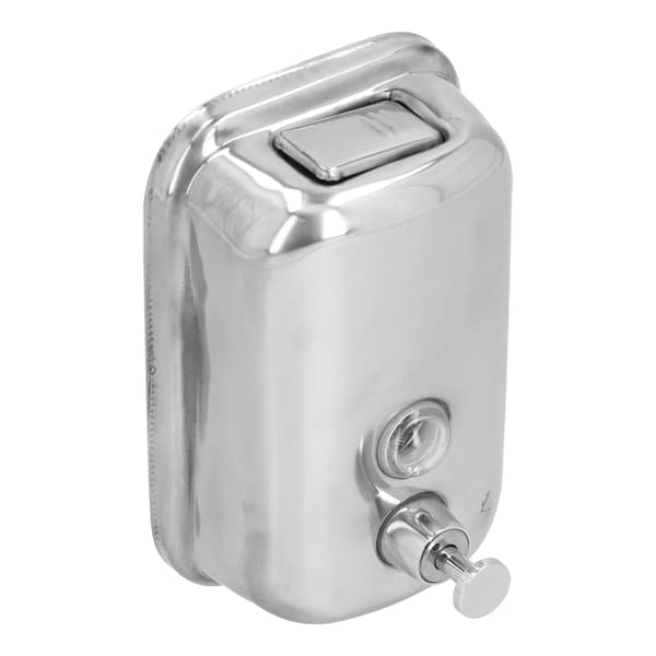 Tvåldispenser Manuell Väggmonterad Rostfritt Stål Duschgel Schampo Handtvåldispenser 500ml