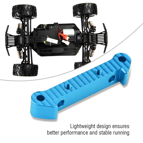 Aluminiumslegering bakre knebøyplate for RC-bil FS 1/18 elektrisk lastebil RC-bildel (foran, blå)