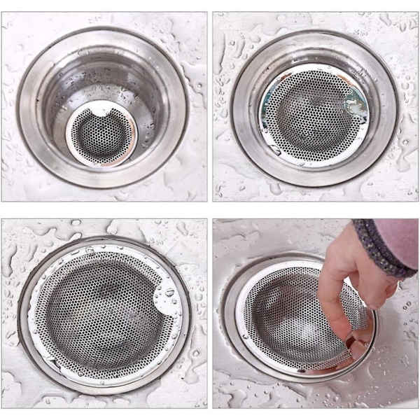 Set i rostfritt stål - 2 delar (7,6 cm, 5,2 cm, 10 cm)