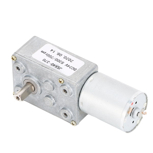Turbiinimoottori Kierukkavaihteisto Moottori Itselukittuva nopeuden alennus mikrosähkömoottori 200 RPM DC 24V