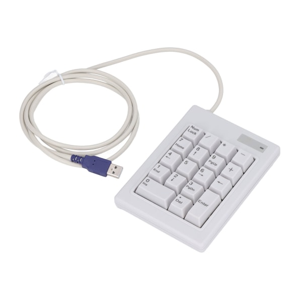Mekanisk numerisk knappsats 18 tangenter Linjär åtgärdsomkopplare USB port Stänksäkra halkfria kuddar USB numeriska knappar för kontorsbankräknare