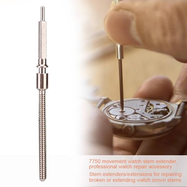 7750 Movement Watch Pole Extension Rod Bar Armbandsur Winding Stem Extender