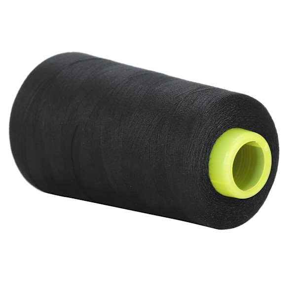 402 Polyester sytråd 3000 meter håndsytråd for DIY håndverk skreddersøm håndarbeidSvart