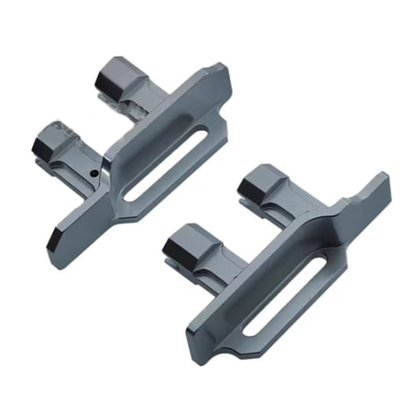 RC bil batteriholder aluminiumslegering batterifeste med stropp for Maxx 1/10 RC biler