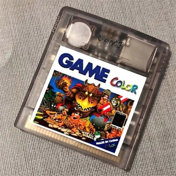 2000 IN 1 -peli Gameboy Color GB:lle, läpinäkyvä musta