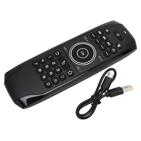 Erstatningsfjernkontroll med stemmestyring, Bluetooth Air Remote Control for TV-boks, datamaskin, smart-TV G7BTS Bluetooth-versjon uten mottaker
