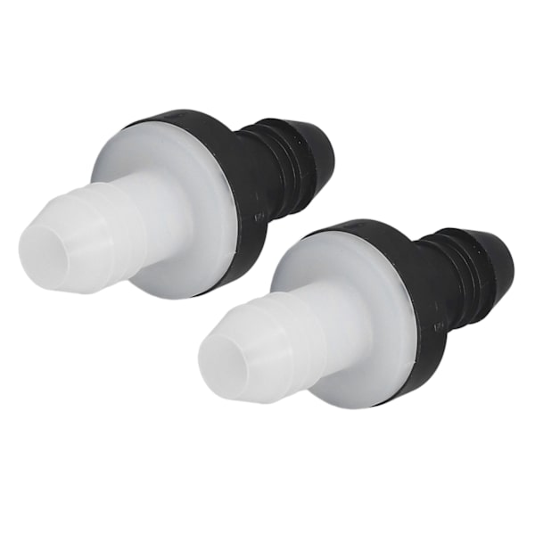 2 st backventil 3/8 tum 10 mm plast 1-vägs vatten backventil för luftkompressor akvariumpump bränsle gas vätska luft CDAV6