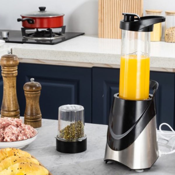 Citrus Juicer 500ML Mat av livsmedelskvalitet Plast Enkel drift Antihalkmatta Elektrisk Juicer för Hem Bar Café EU-kontakt 220V