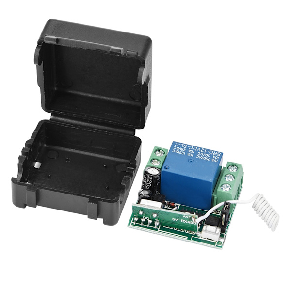 433MHz Trådløs RF Relæ Fjernbetjening Switch Modtager Sender System To fjernbetjening